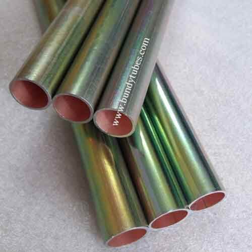 Yellow Zinc Plated Bundy Tube