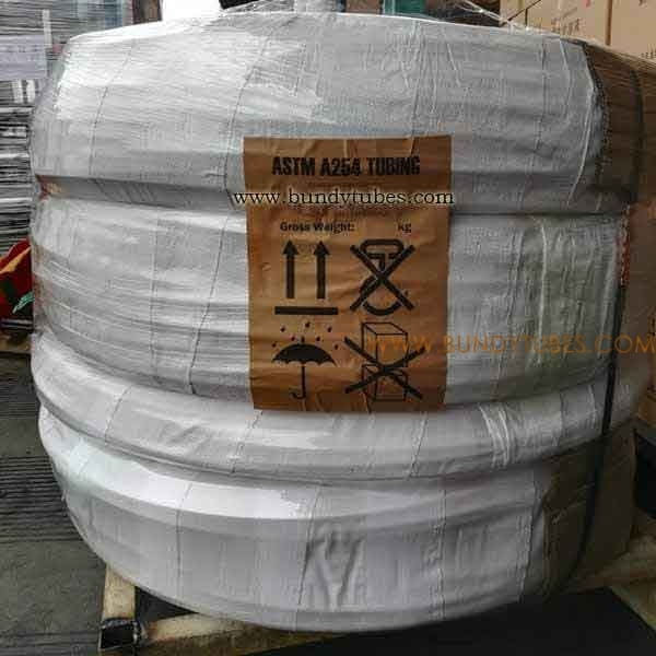 6.35mm 0.25 inch Airshipped Brazed Steel Tubing in Continuous Coil
