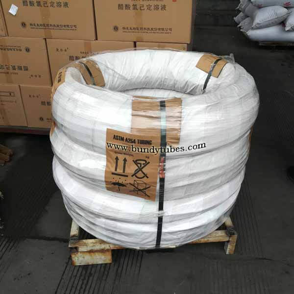 Паяная стальная трубка ASTM A254 6.35 мм 0.25 дюйма